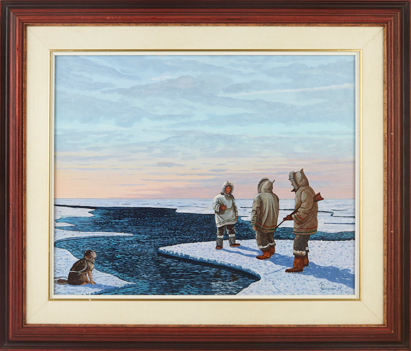 Robert Paananen, Bad Ice, acrylic on canvas board, 1999 - view 1
