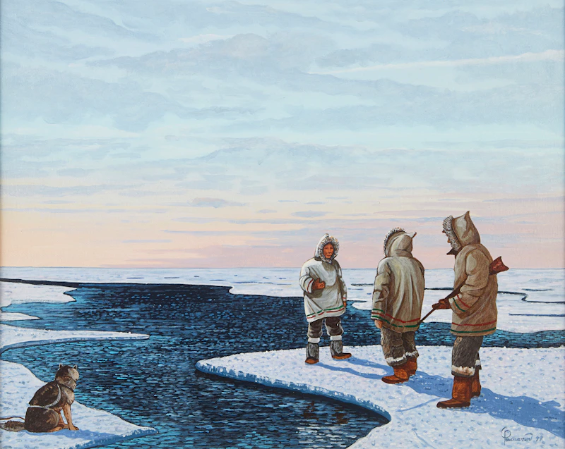 Robert Paananen, Bad Ice, acrylic on canvas board, 1999 - view 2