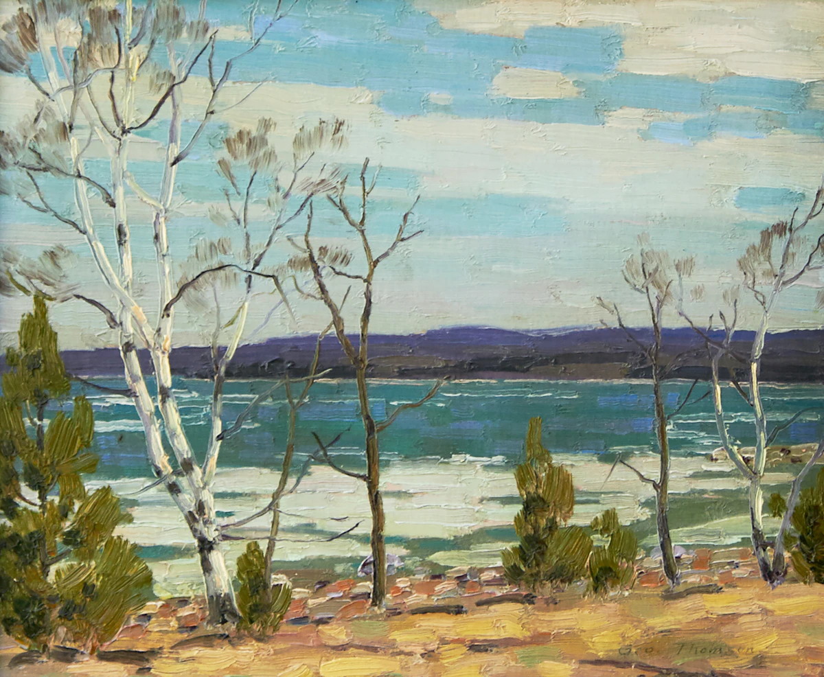 George Thomson, Georgian Bay Ice, oil on board