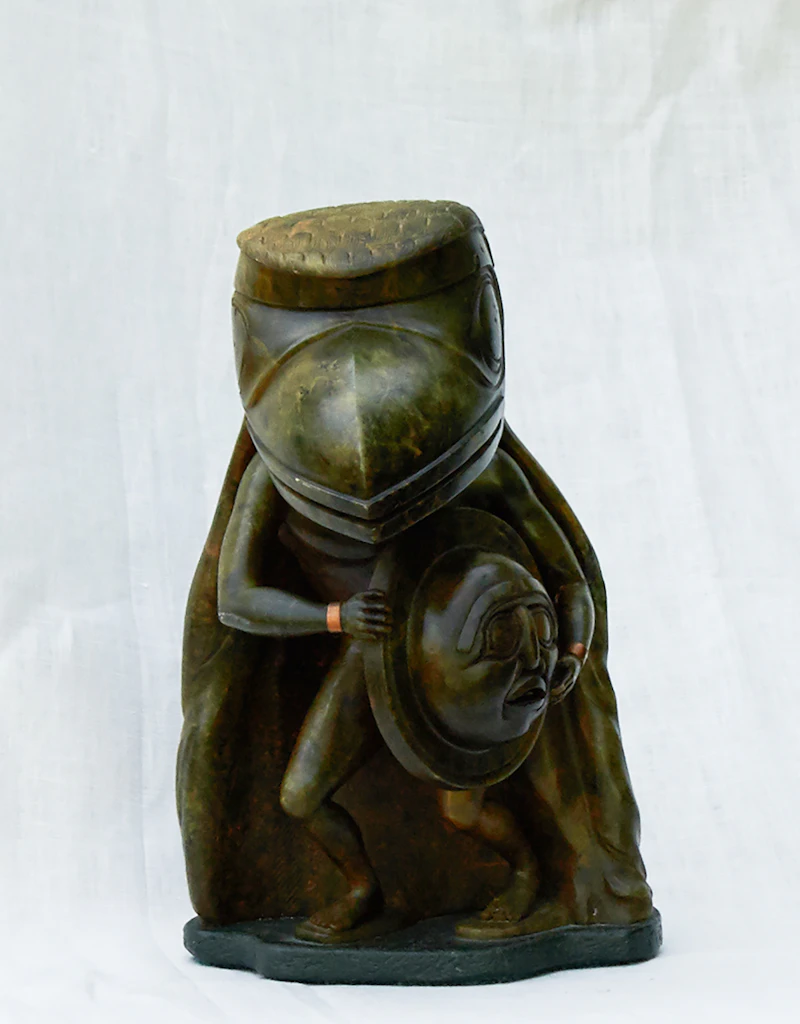 Tom Hans, Untitled, soapstone sculpture, 1994 - view 3