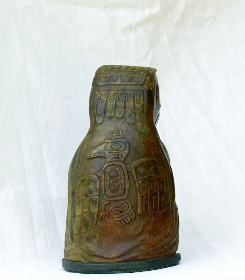 Tom Hans, Untitled, soapstone sculpture, 1994 - view 4