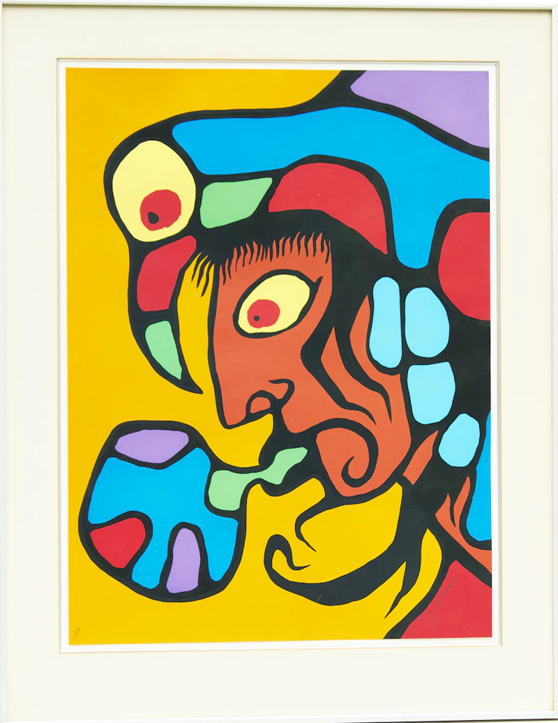 Norval Morrisseau, A Collection of Five Prints, colour serigraphs - view 3