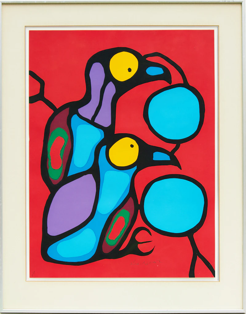 Norval Morrisseau, A Collection of Five Prints, colour serigraphs - view 4