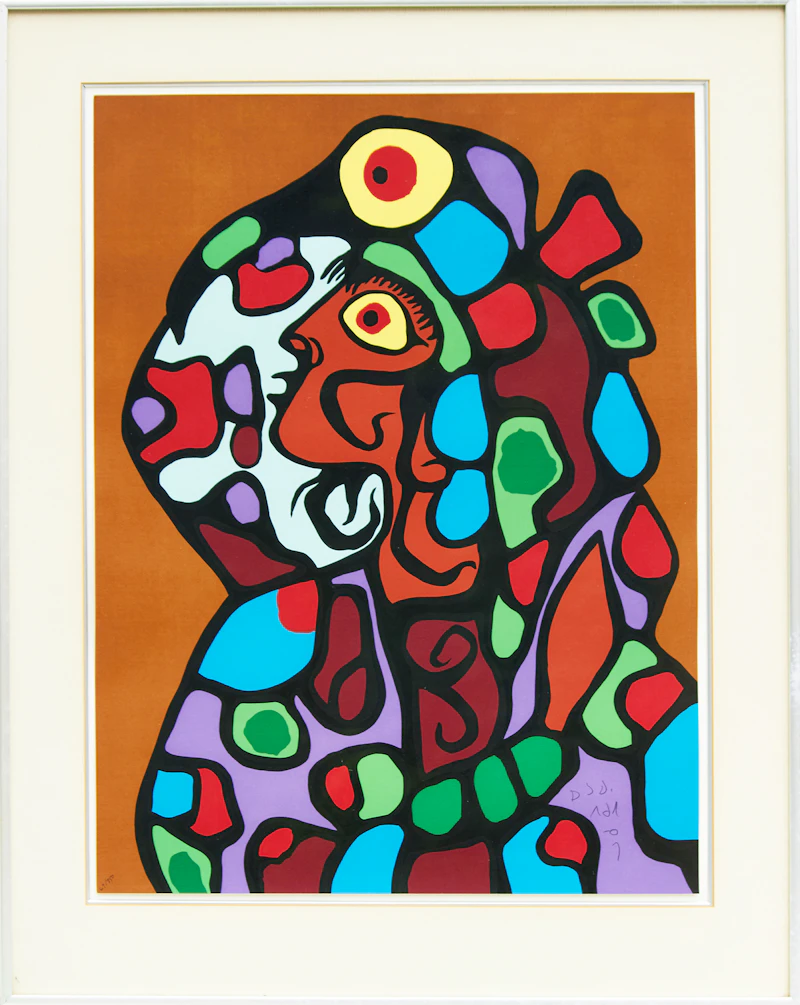 Norval Morrisseau, A Collection of Five Prints, colour serigraphs - view 5