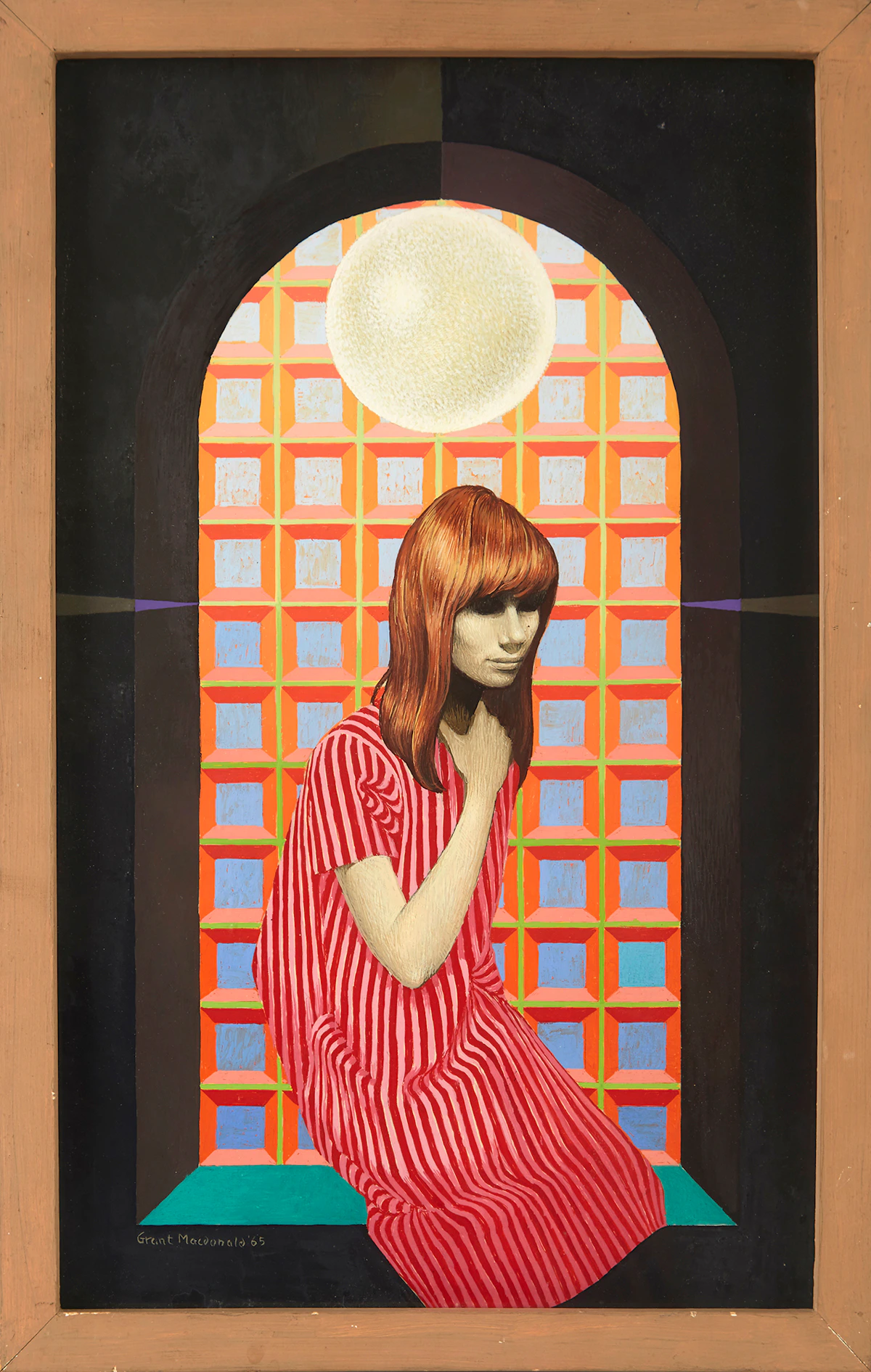 Grant Kenneth MacDonald, The Window, gouache on card, 1965