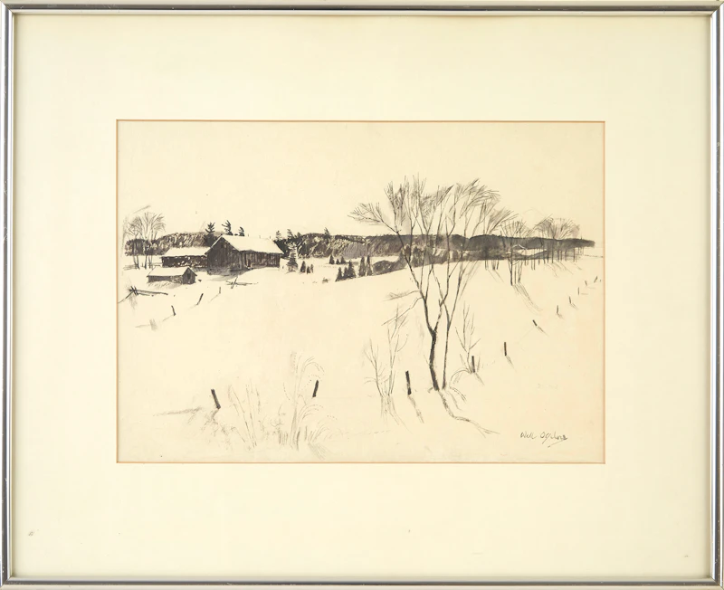 William Abernethy Ogilvie, Valley in Winter