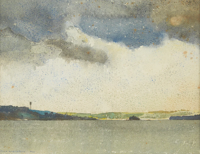 Hugh Douglas “Bungje” Robertson, Collingwood, watercolour, 1936 - view 2