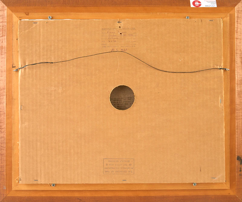 Allen Sapp, Riding Around, acrylic on canvas, 1976 - view 3