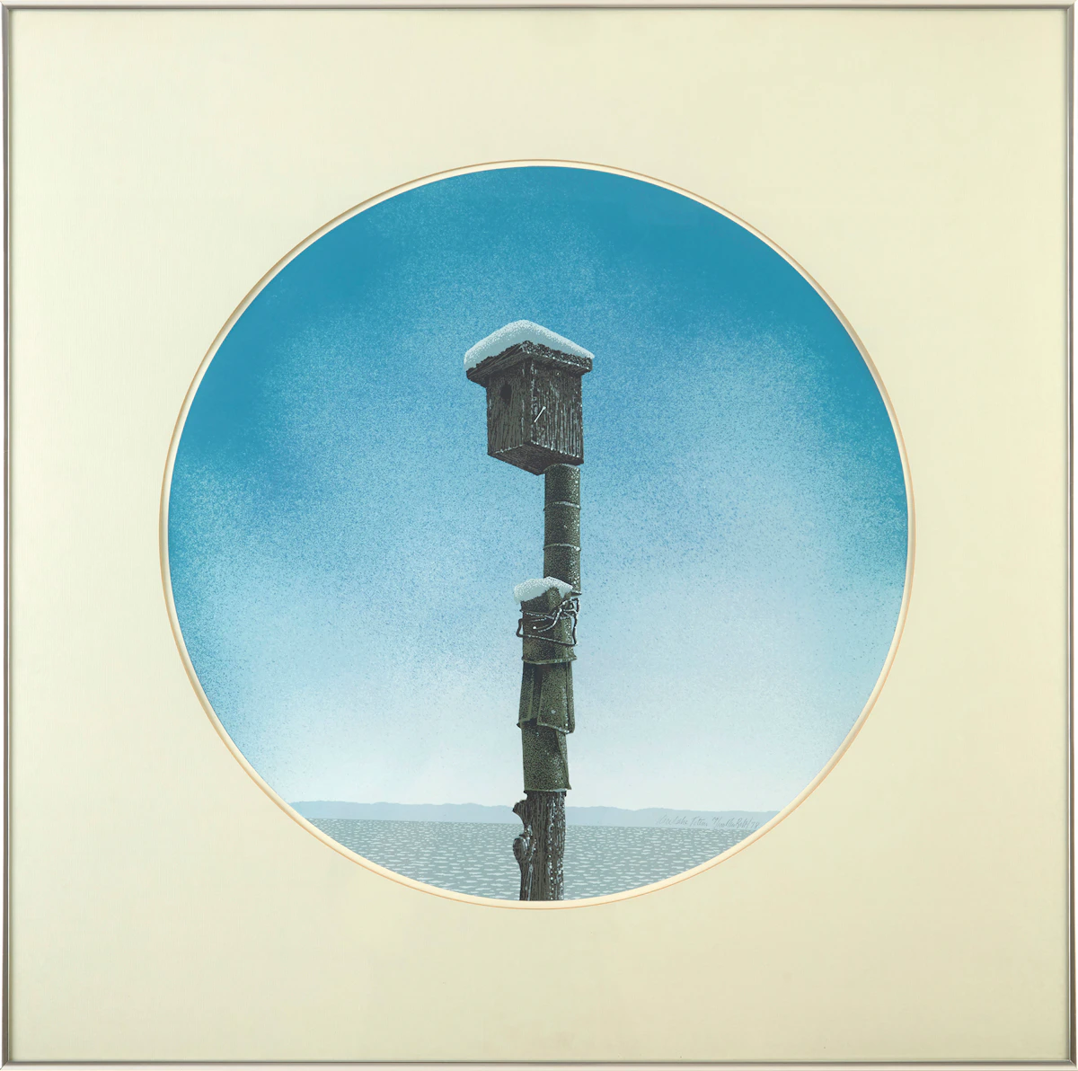 Ronald William Bolt, Rice Lake Totem, colour serigraph, 1978