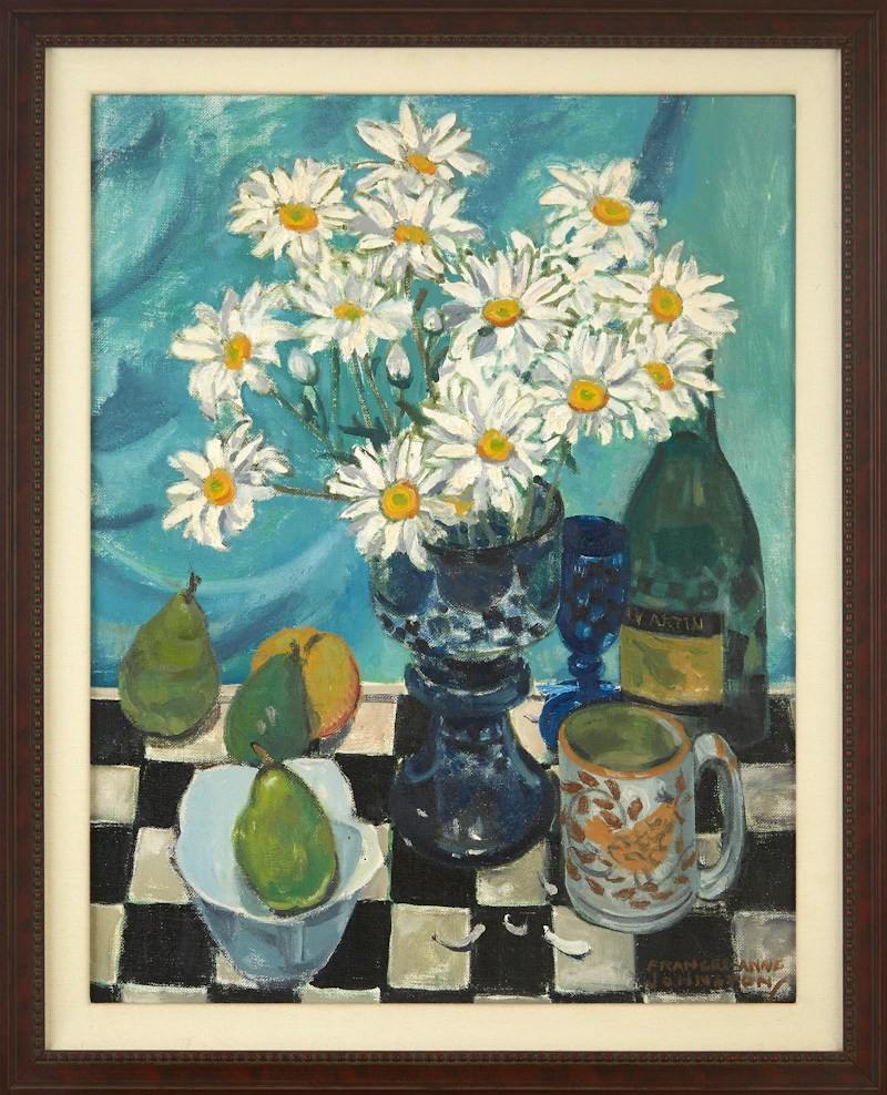 Still Life with ‘Mums by Frances Anne Johnston
