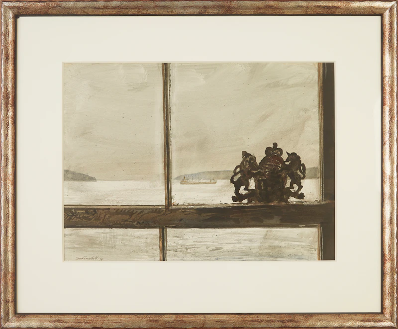 Thomas de Vany Forrestall, Harbour Mouth, Sketch for Windows (Halifax), watercolour, 1974 - view 2