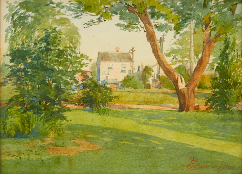 James Blomfield, Spring Landscape, watercolour - view 2