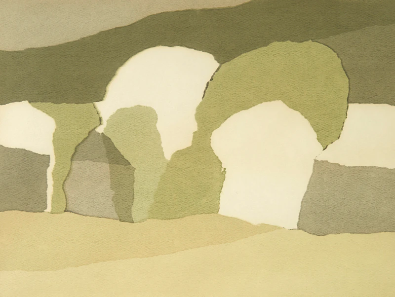 Toni Onley, Silent Valley, colour serigraph - view 2