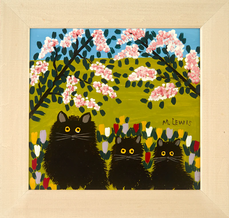 Maud Lewis, Three Black Cats