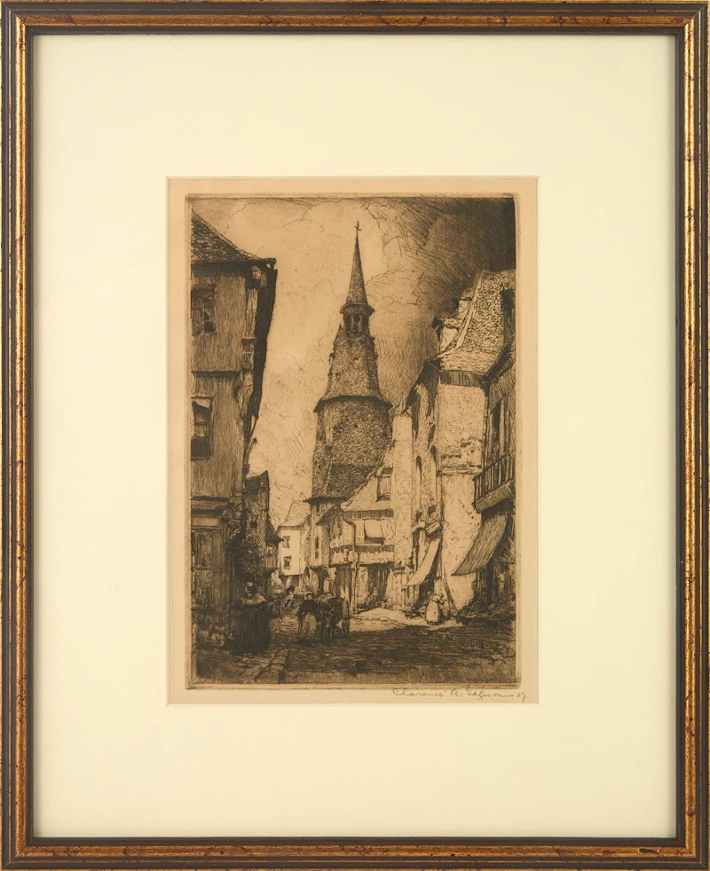 Tour de l’Horloge, Dinan by Clarence Alphonse Gagnon