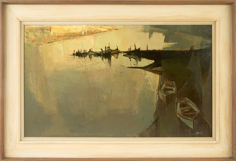 John Adrian Darley Dingle, Cornish Evening (Cornwall, Great Britain), oil on board - view 2