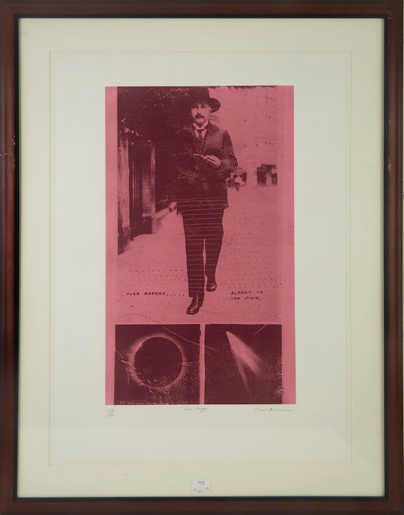 Carl Beam, Pure Energy (Albert in the Pink), colour screenprint - view 1