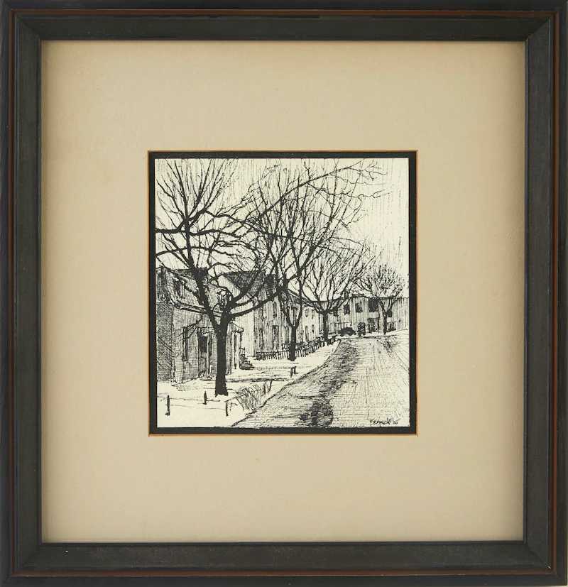 Bottom of Sumach Street by Albert Jacques Franck