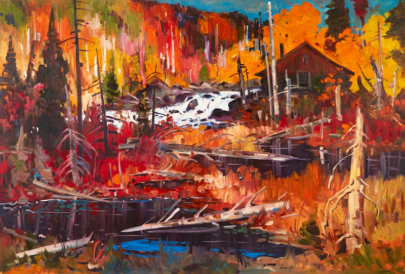 October at the Camp by Bruno Côté