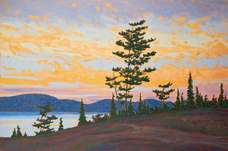 Sunrise in September (Near Killarney, Ont.) by Philip Sybal