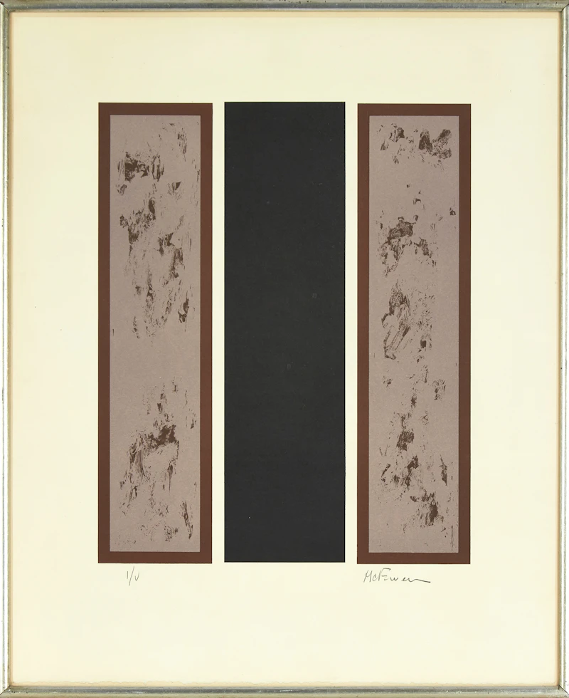 Jean Albert McEwen, Homage aux Poètes, lithograph, 1965 - view 2