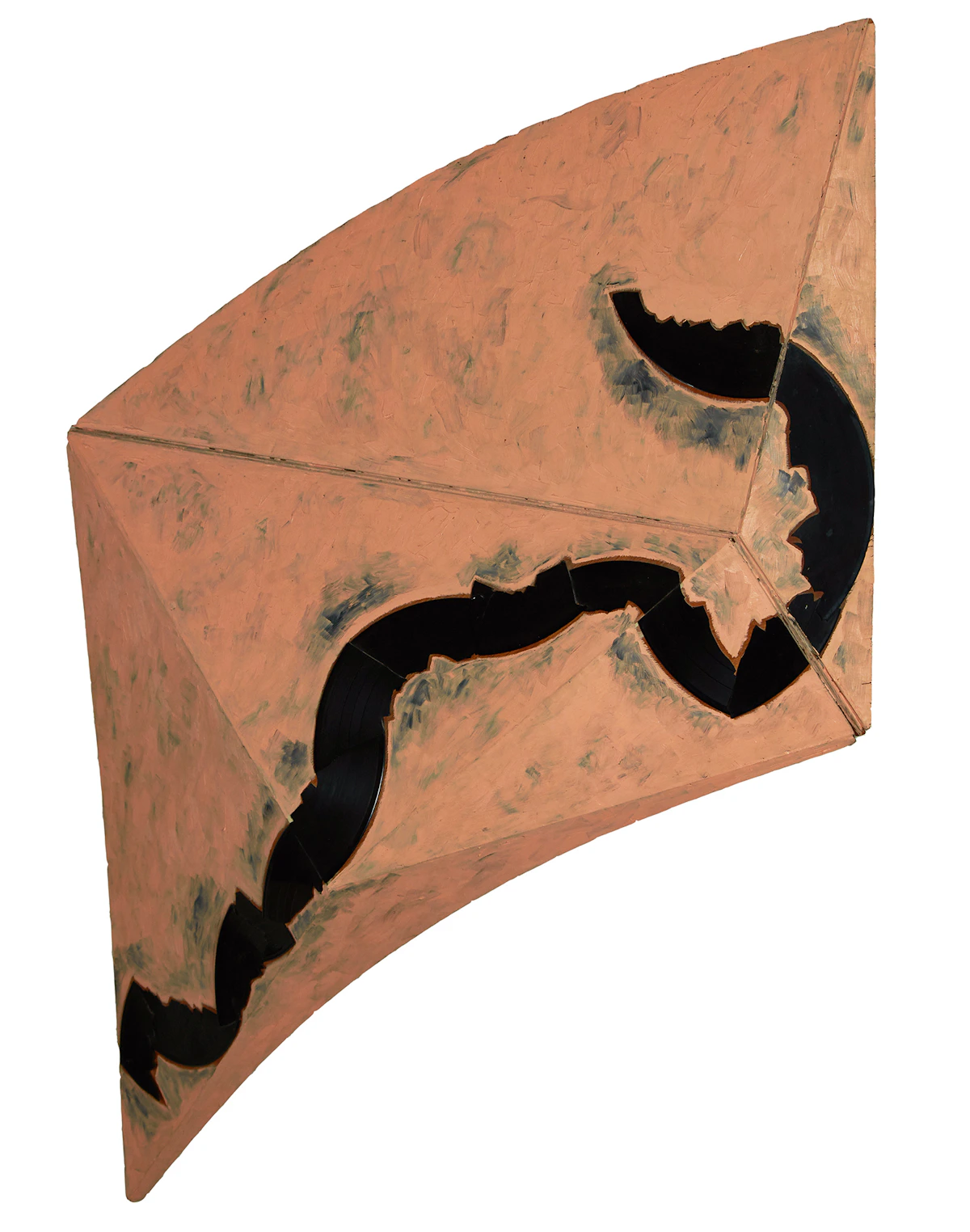 David Craven, Untitled, mixed media on shaped panel, 1981