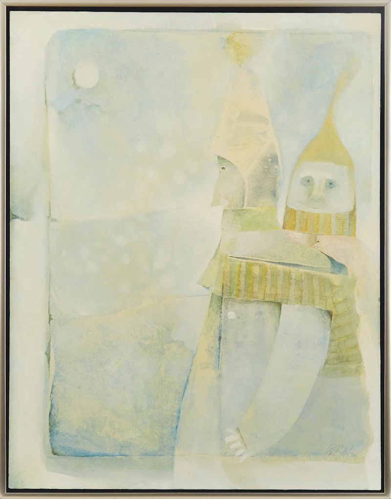 Ronald William Bolt, Snow Ghosts, oil on canvas, circa 1951 - view 2
