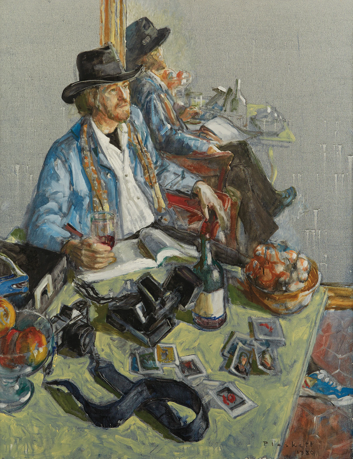 Joseph Francis Plaskett, Polar Coordinates: Iain , oil on canvas, 1980