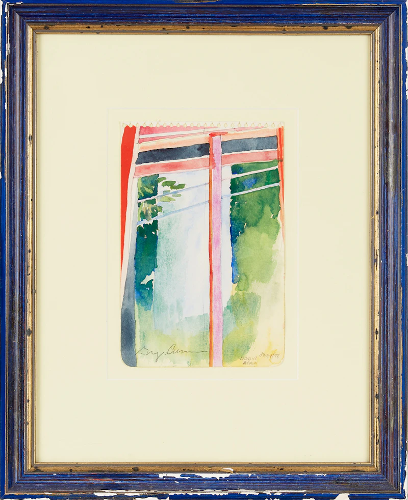 Gregory Richard Curnoe, Nadir Again, watercolour, 1978 - view 2