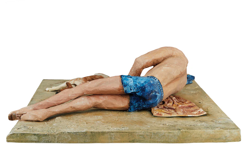 Susan Longmire, Let Sleeping Dogs Lie, papier-mache sculpture - view 2