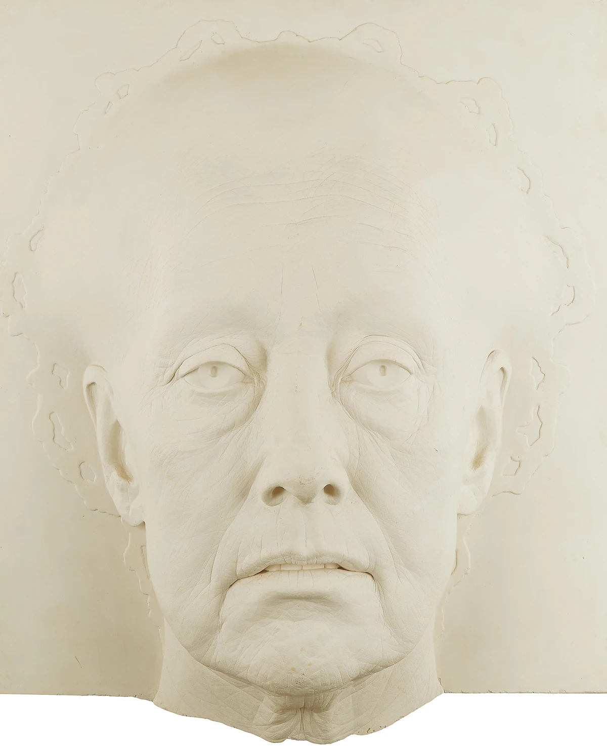 Evan Penny, L. Faux , plaster sculpture, circa 2000