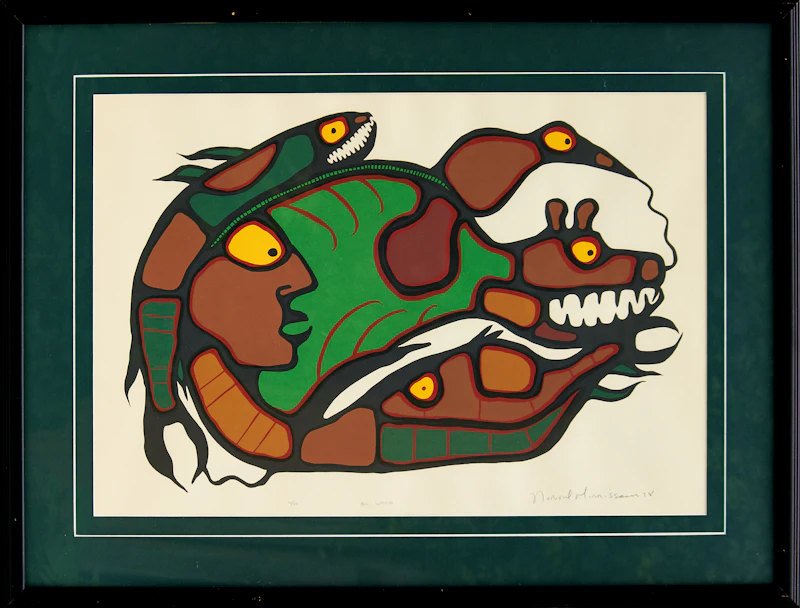 Norval Morrisseau, All Within, silkscreen - view 2