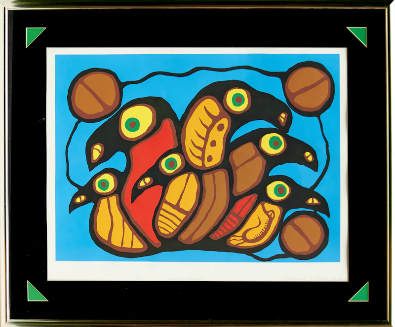 Norval Morrisseau, Community Development, silkscreen - view 2