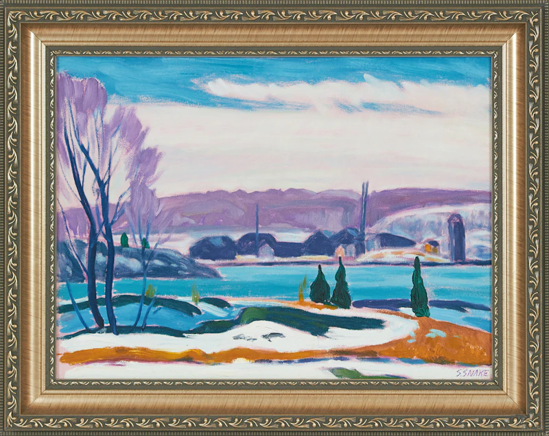 Stephen Snake, Auld Mill Yard Rendition, oil on canvas, 2009 - view 2