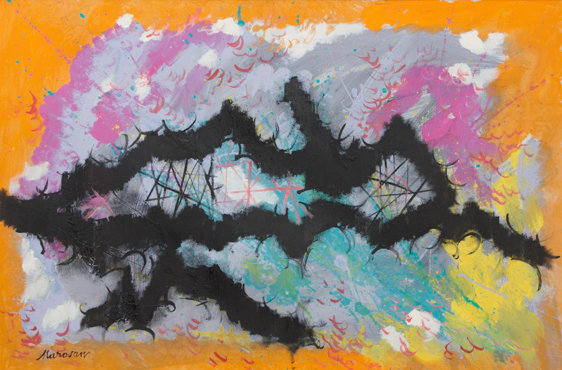 Julius Gyula Marosan, Untitled Abstract Composition
