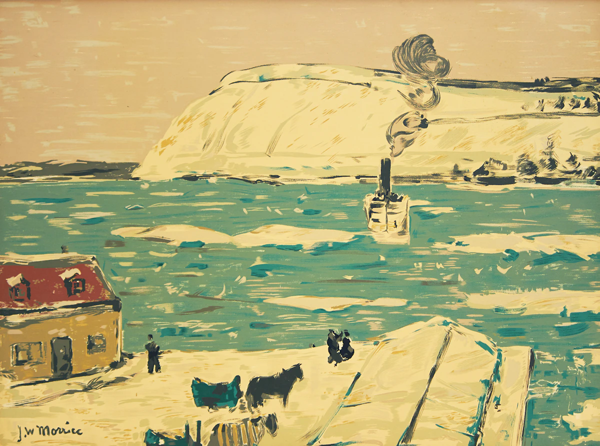 James Wilson Morrice, The Ferry, Quebec, Sampson Matthews silkscreen
