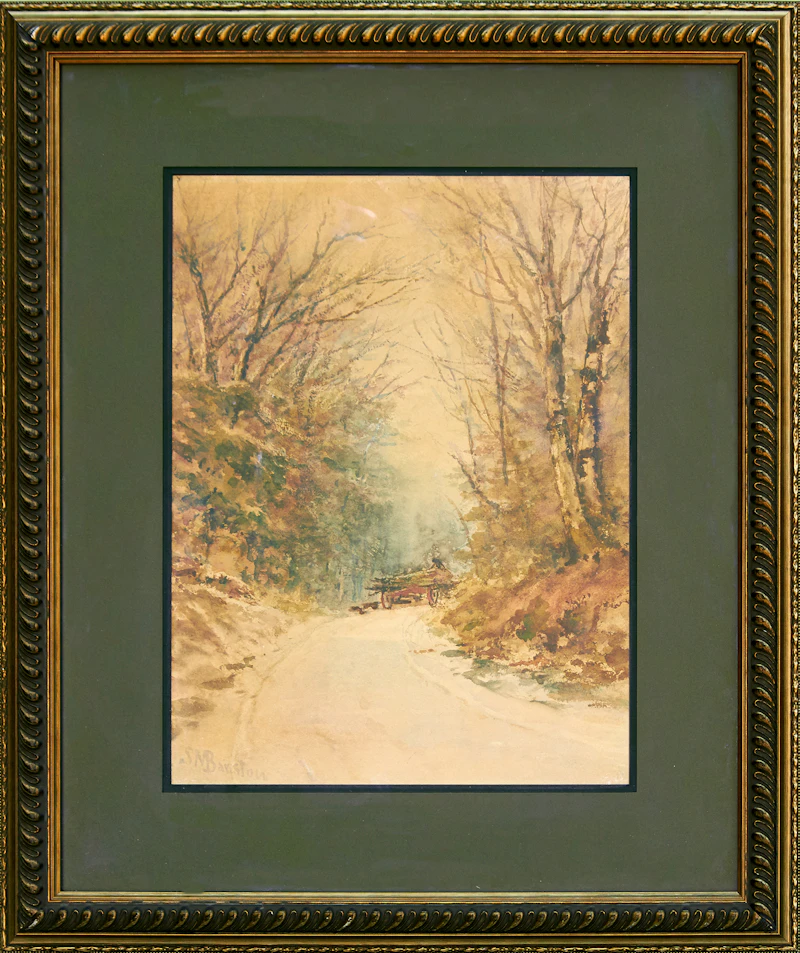 Sarah Barstow, Work Road in Autumn , watercolour - view 2