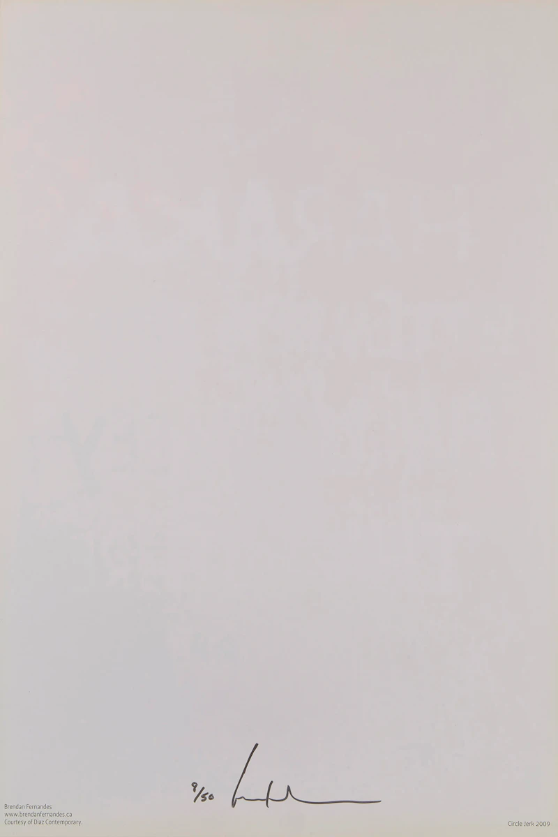 David Altmejd Stephen Andrews Chris Curreri Andy Fabo Brendan Fernandes David Grenier John Greyson Luis Jacob Peter Kingstone Bruce Labruce Micah Lexier John McLachlin Will Munro Ed Pien Daryl Vocat, Circle Jerk (2009 Portfolio), fifteen photo offset lithographs, 2009 - view 3