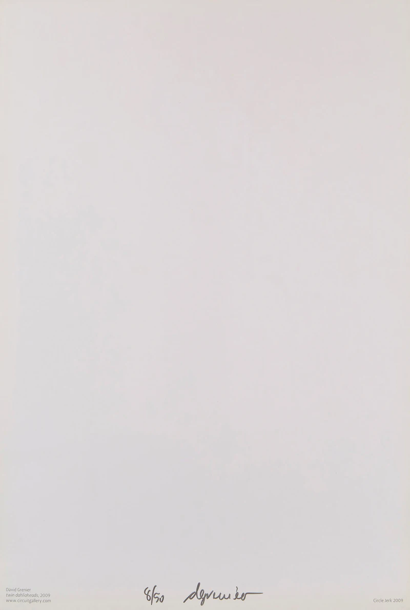 David Altmejd Stephen Andrews Chris Curreri Andy Fabo Brendan Fernandes David Grenier John Greyson Luis Jacob Peter Kingstone Bruce Labruce Micah Lexier John McLachlin Will Munro Ed Pien Daryl Vocat, Circle Jerk (2009 Portfolio), fifteen photo offset lithographs, 2009 - view 31