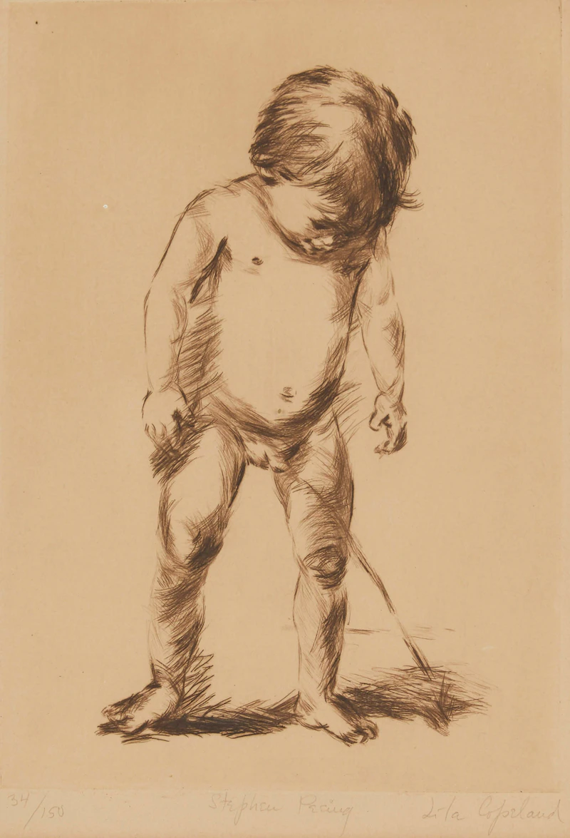 Lila Copeland, Yvonne and Nono; Stephen Peeing, two prints - view 3