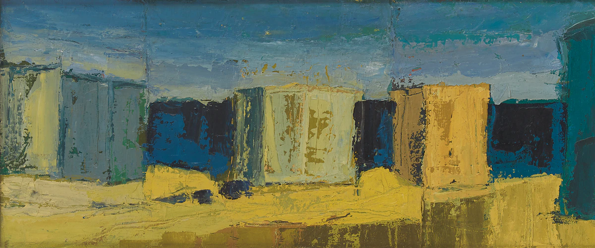 Jacques Denys Matte, Silence de mer, oil on canvas, circa 1955