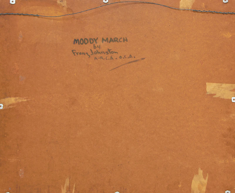 Frank Hans Johnston, Moody March, oil on board - view 3