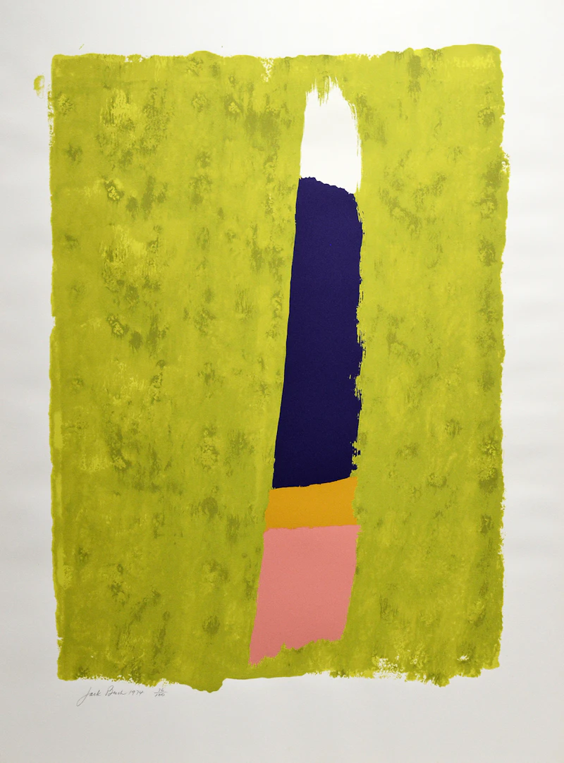 Jack Hamilton Bush, Purple Thrust, colour serigraph, 1974 - view 2