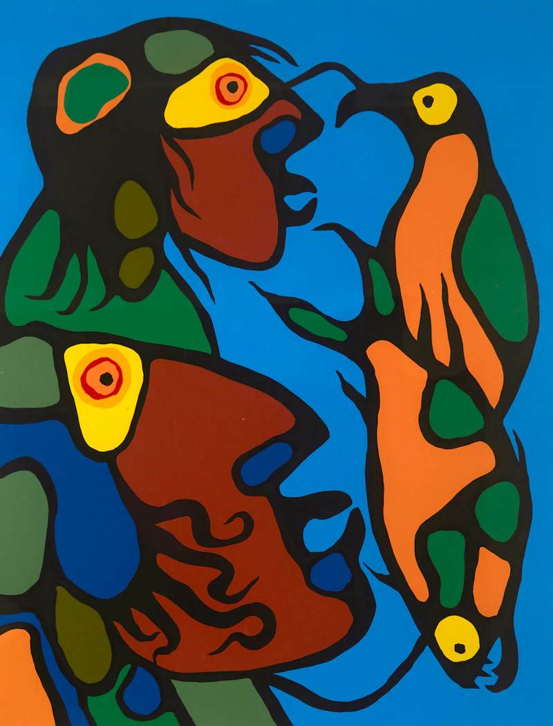 Norval Morrisseau, Soul Looks Beyond, silkscreen - view 2