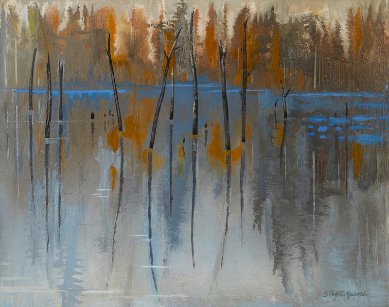 Bobs Cogill Haworth, Still Water, Haliburton Highlands, acrylic on board - view 2