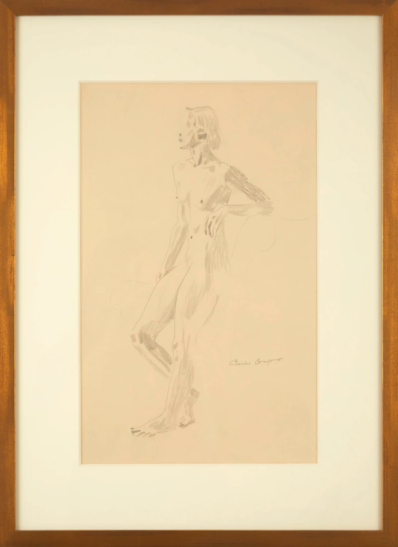 Charles Fraser Comfort, Female Nude (Facing Left)