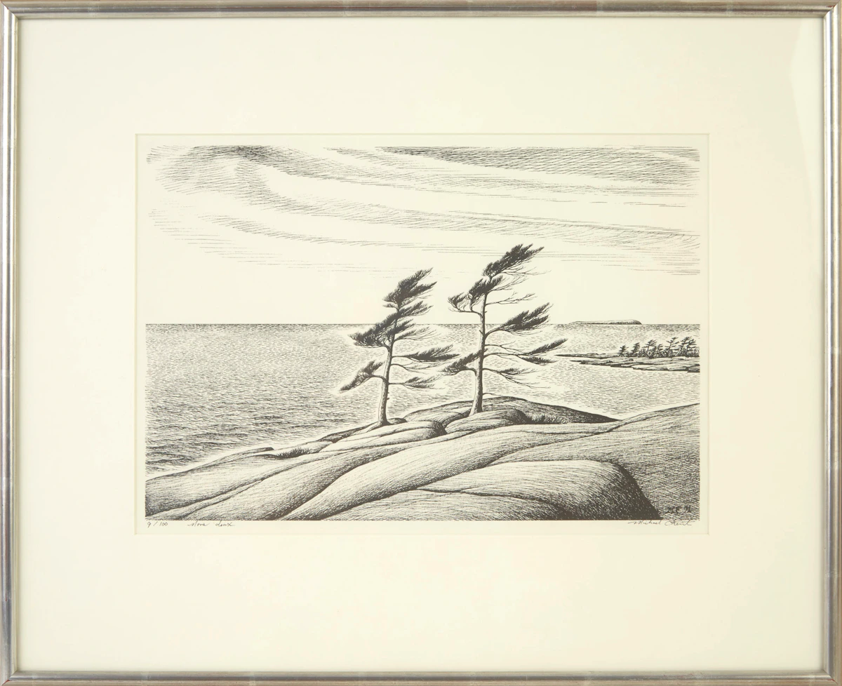 Michael French, Nous Deux, lithograph