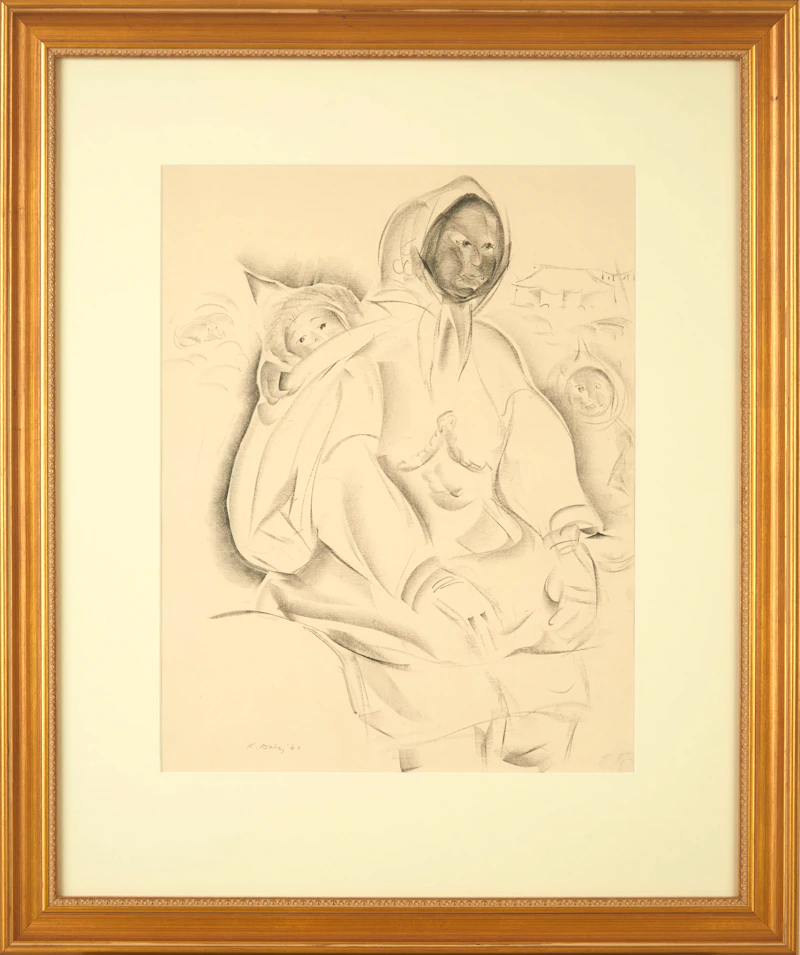 Inuit Mother and Child by Kathleen Frances Daly Pepper