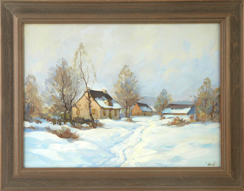 Laurentian Farmstread, March by RH Arliss