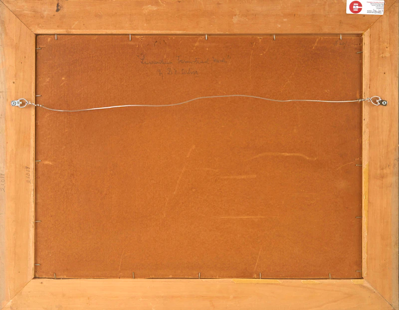 RH Arliss, Laurentian Farmstread, March, oil on board - view 3